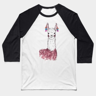 Llama Baseball T-Shirt